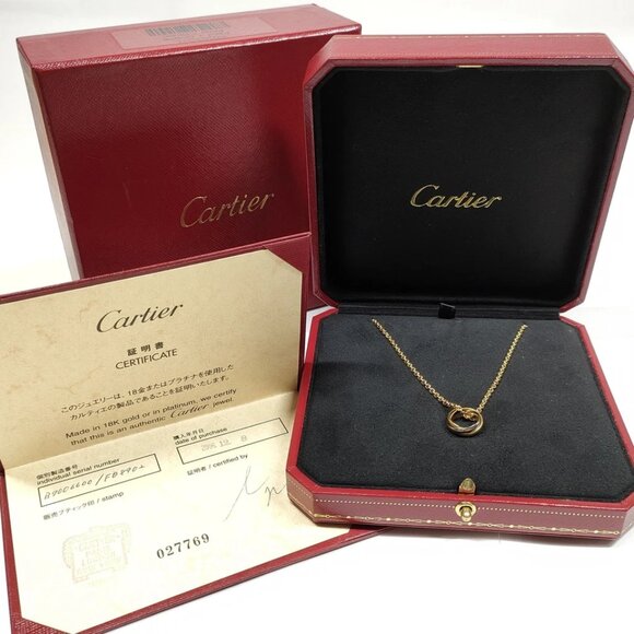 Cartier Pendant Necklace Trinity Gold 1143-081525 - Picture 9 of 9